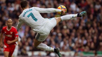 Cristiano Ronaldo hizo un doblete en la goleadadel Real Madrid sobre Sevilla