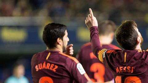 Lionel Messi marcó su gol 525 frente a Villarreal