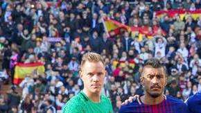 El equipo titular del Barcelona que enfrentó al Real Madrid