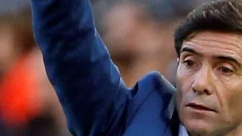 El entrenador del Valencia,Marcelino García Toral se encuentra bien tras accidentarse cerca de Logroño. (Foto: EFE/Kai Försterling)