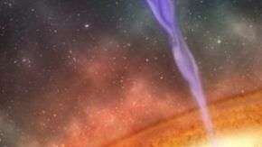 La luz detectada en torno al agujero negro inició su viaje hacia la Tierra hace 13.000 millones de años.