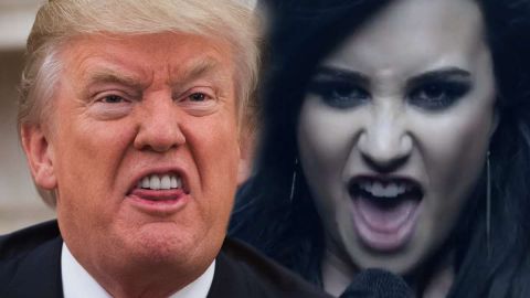 A Demi Lovato no le gustó que Donald Trump fuera finalista para la "Persona del Año" en la revista Time