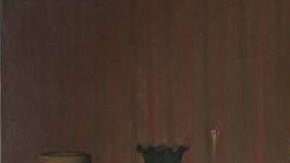 En la pintura se muestra a una jovencita mostrando su ropa interior y con pose sugerente.