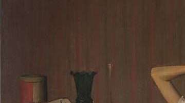 En la pintura se muestra a una jovencita mostrando su ropa interior y con pose sugerente.