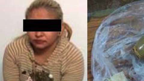 La responsable recibió atención médica./ Foto Policía Federal