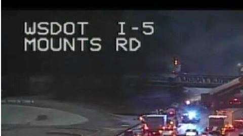 Las autoridades compartieron una imagen del incidente ocurrido a temprana hora.