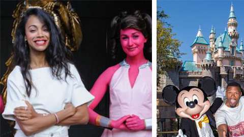 Hasta el más popular y talentoso de los artistas goza como un niño en el lugar más feliz del mundo.