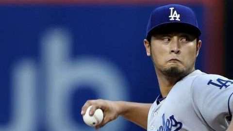 Yu Darvish, pitcher japonés de Dodgers podría ser el 'culpable' de la derrota en la Serie Mundial. (Foto: Elsa/Getty Images)