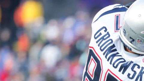 Rob Gronkowski, jugador de Patriots.  Brett Carlsen/Getty Images