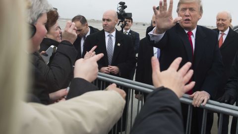 El presidente Trump visitó Utah el lunes.