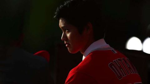 Shohei Ohtani el japonés sensación de Los Angeles Angels está lesionado.  (Foto: Joe Scarnici/Getty Images)