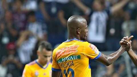 Enner Valencia y Avlilés Hurtado dos gigantes de Monterrey y Tigres que definirán al campeón del Apertura 2017 de la Liga MX. (Foto: Imago7)