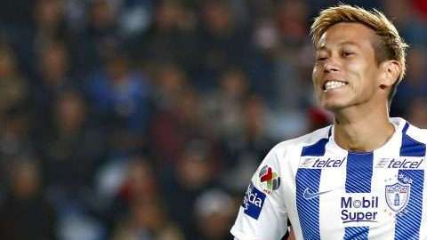El japonés Keisuke Honda no ha podido levantar juego con los Tuzos del Pachuca. (Foto: Imago7/Ulises Naranjo)