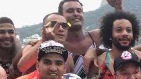 Marcelo se disfrazó de mujer durante sus vacaciones en Río de Janeiro