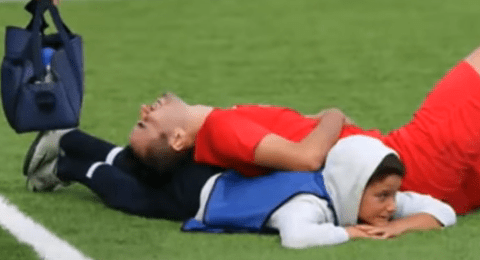 Moisés Angulo. El niño recoge pelotas.