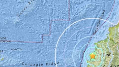 Las autoridades no emitieron alerta de tsunami./Twitter