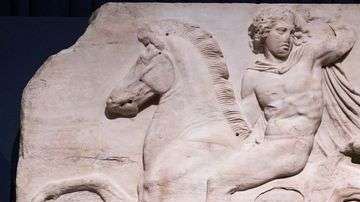 El Museo Británico tiene una enorme colección de frisos del Partenón de Atenas.