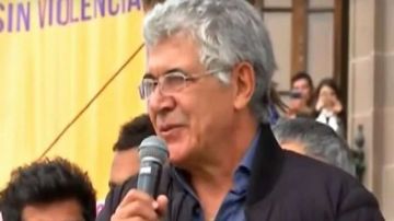 Ricardo 'Tuca' Ferretti agradeció a la afición felina en la Macroplaza de Monterrey.