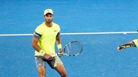 Roberto Farah y Juan Cabal, finalistas en Australia. EFE