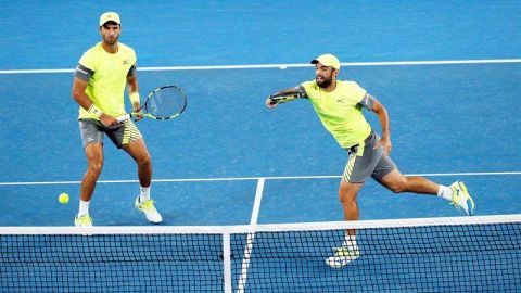 Roberto Farah y Juan Cabal, finalistas en Australia. EFE