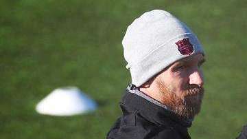 Messi y el resto de la plantilla del Barcelona realizaron una práctica a puertas abiertas