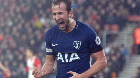 El jugador del Tottenham Hotspur Harry Kane podría vestirse de blanco en seis meses. Foto: EFE/EPA/Gerry Penny