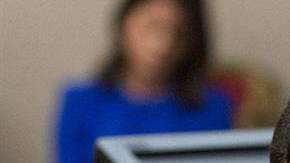 Larry Nassar escucha su sentencia. EFE