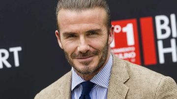 David Beckham es un icono de la moda.