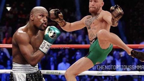 Conor McGregor se burló de Floyd  Mayweather con un fotomontaje