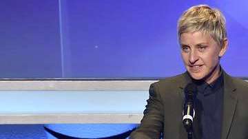 Ellen dijo que antes de que su progenitor muriera, pudo despedirse de él.