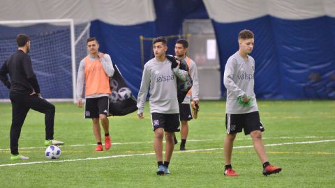 El joven futbolista Javier Casas ha estado entrenando con el Fire desde el 23 de enero. (Javier Quiroz / La Raza)