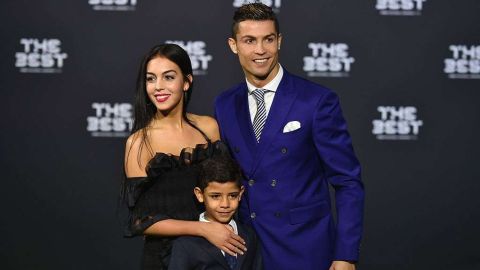 CR7 y Georgina Rodríguez junto al pequeño Cristiano Jr.