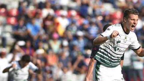 El argentino Julio Furch quiere ser campeón goleador con Santos Laguna. (Foto: Imago7/ Gerardo Flores)