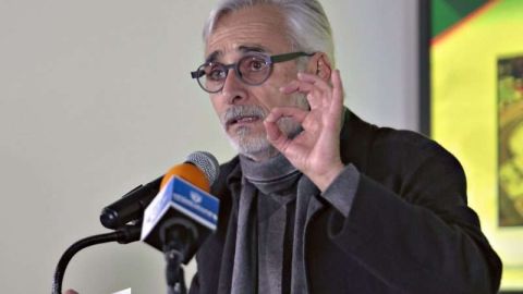 El empresario Jesús Martínez, presidente de Grupo Pachuca, durante una conferencia de prensa celebrada en el Pabellón Tuzo. (Foto: Imago7/Ulises Naranjo)