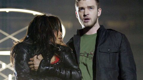 Justin Timberlake y Janet Jackson.