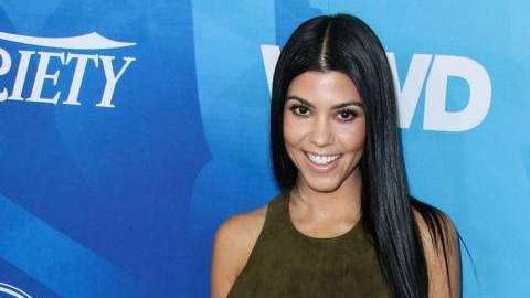 Kourtney mostró su figura.