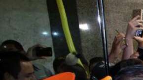 El atacante francés Jérémy Ménez recibió un espectacular recibimiento