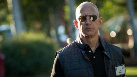 Jeff Bezos, el fundador de Amazon, fue el multimillonario que más aumentó su fortuna en 2017./Getty