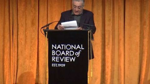 Robert De Niro llamó "bebé en jefe" al presidente Trump.