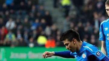 El PSV del Chucky Lozano sacó victoria de último segundo frente al Heracles.