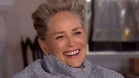 Sharon Stone en entrevista con CBS.