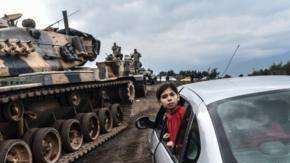 Tropas terrestres turcas cruzaron el domingo la frontera con Siria elevando la tensión en la región./ Getty