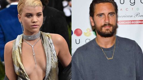 Sofia Richie y Scott Disick.