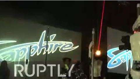 Estos robots divirtieron a los asistentes del CES.