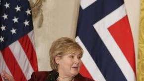 Los comentarios de Donald Trump llegaron un día después de que el presidente elogió a Noruega durante una visita de su primera ministra, Erna Solberg.