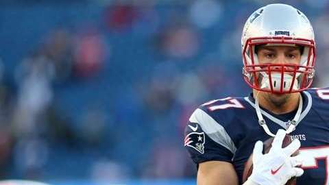 Rob Gronkowski, el amuleto de los Patriots.