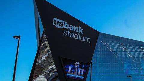 El US Bank Stadium está listo para el Super Bowl LII