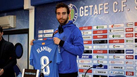 El meduocampista Mathieu Flamini fichó con el Getafe