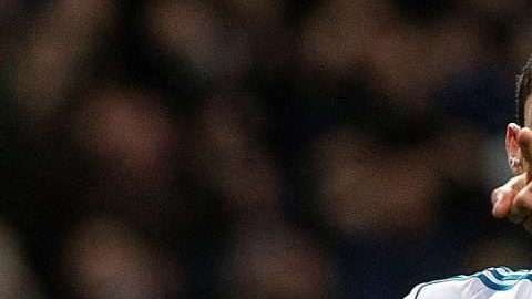 El delantero portugués del Real Madrid, Cristiano Ronaldo, celebró su primer triplete en la temporada. (Foto: EFE/Rodrigo Jimenez)