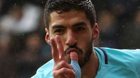 Luis Suárez llegó a 100 goles con el Barcelona